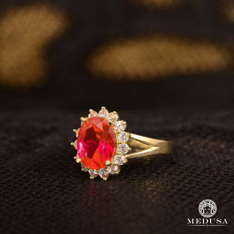 Bague en Or 10K | Bague Femme Flower F4