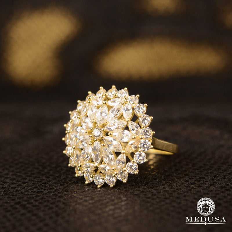 Bague en Or 10K | Bague Femme Flower F5