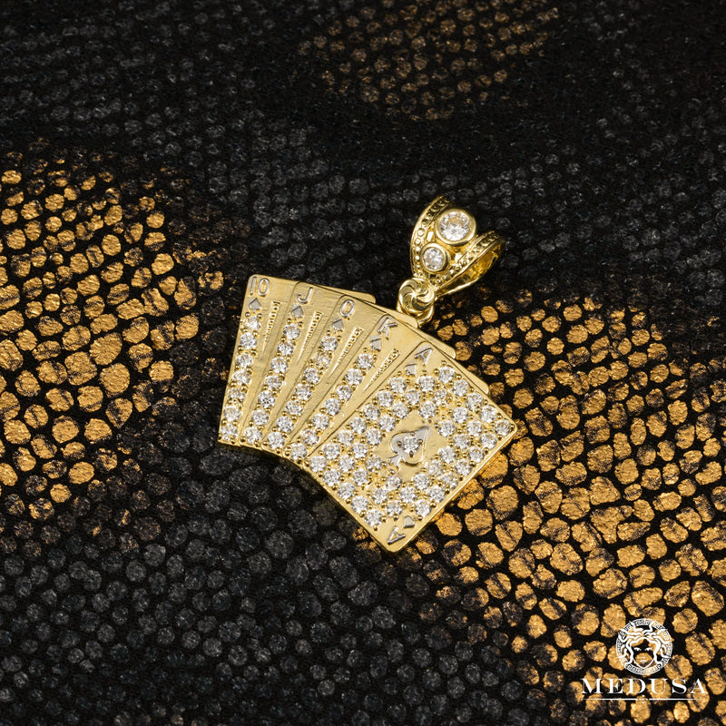 Pendentif en Or 10K | Pendentif Divers Flush X1