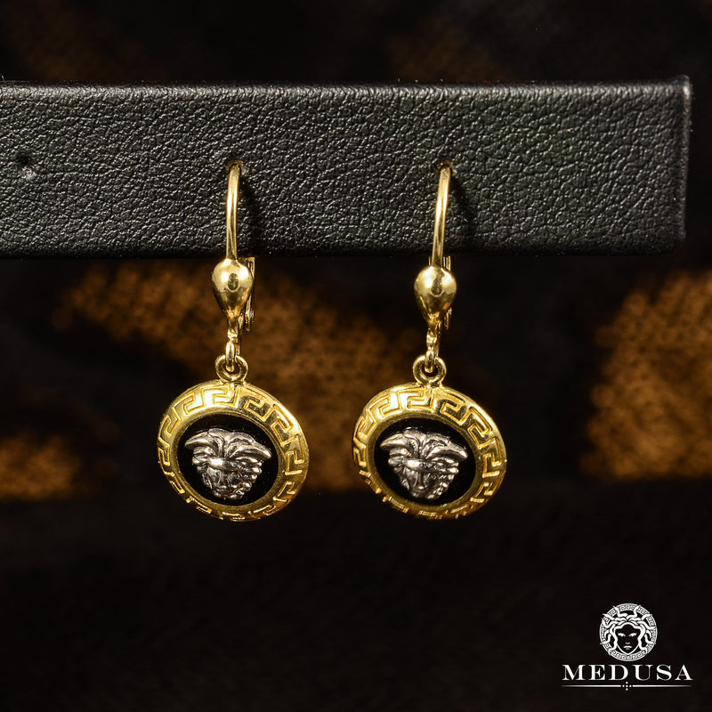 Clip-On en Or 10K | Boucles d’Oreilles Forehead F5 Or 2 Tons