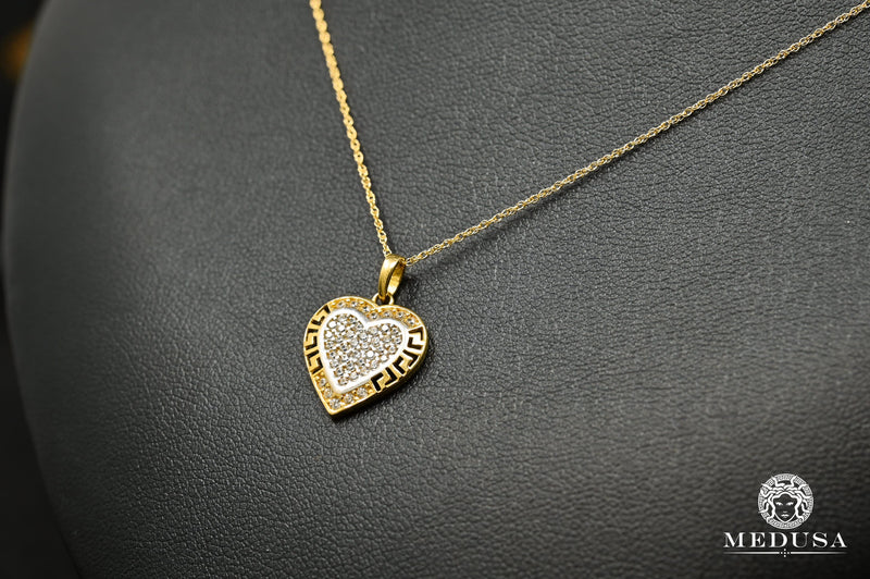 Collier en Or 10K | Collier Femme Girly F38 Or Jaune