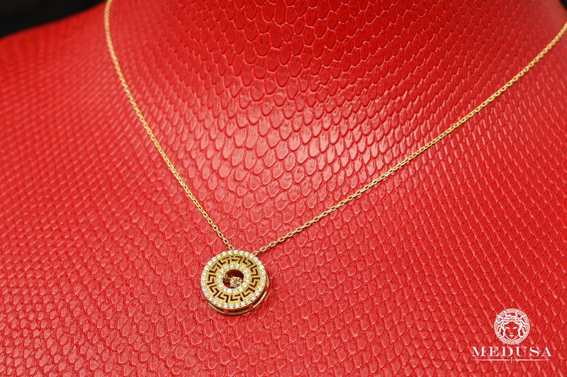Collier en Or 10K | Collier Femme Girly F39 Or Jaune