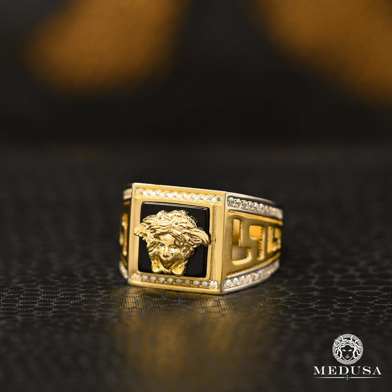 Bague en Or 10K | Bague Homme Glam H24 Or Jaune