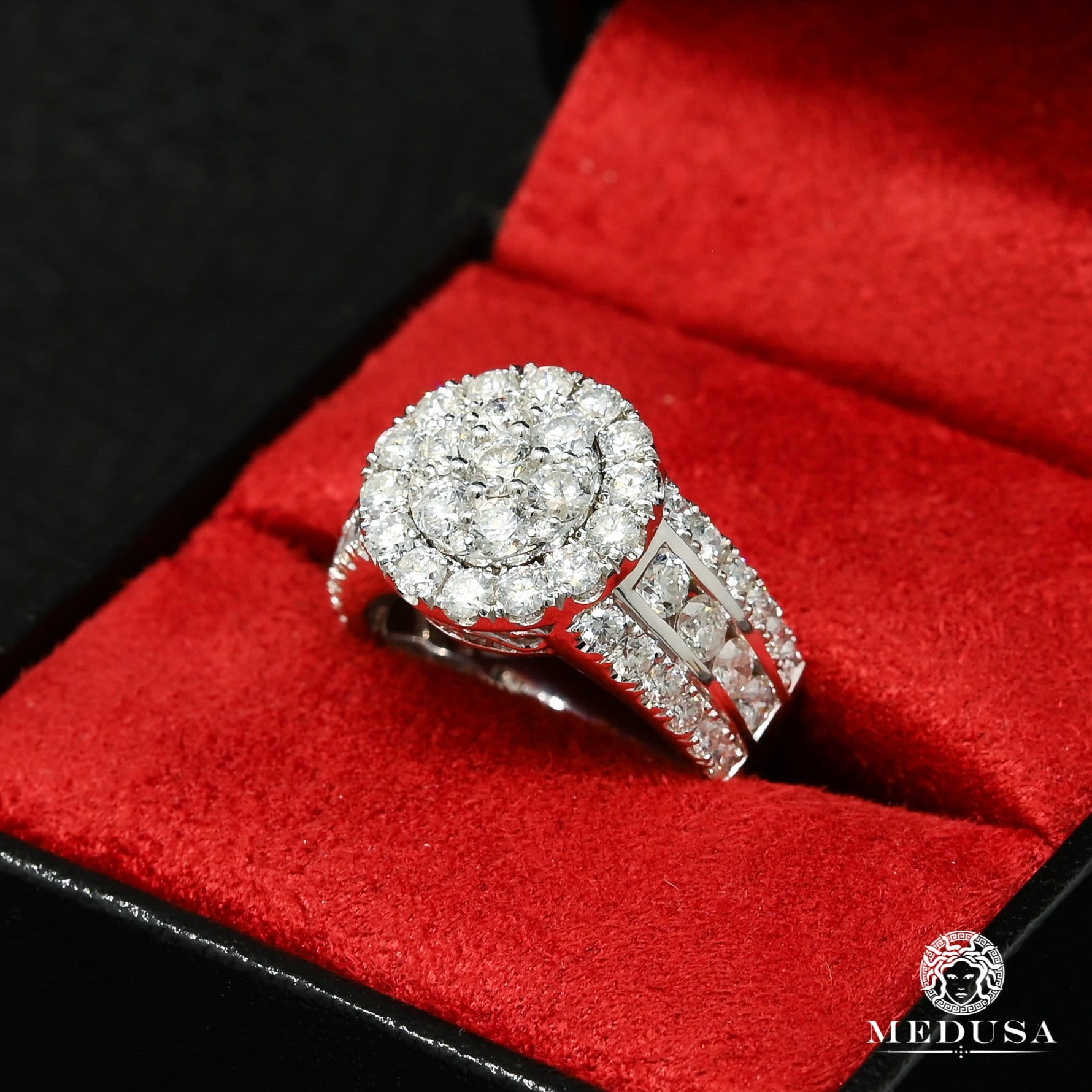 Bague à Diamants en Or 14K | Bague Femme Glass D2 - Diamant