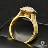 Bague à Diamants en Or 10K | Bague Femme Glass D6 Diamant