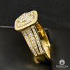 Bague à Diamants en Or 10K | Bague Femme Glass D6 Diamant