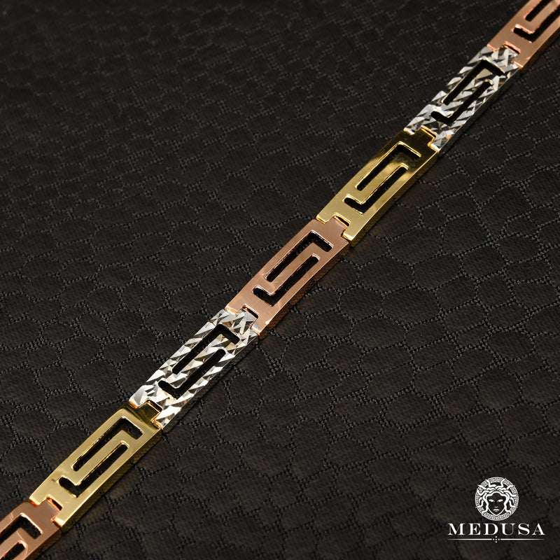Bracelet en Or 10K | Bracelet Femme Gorgeous F17 Or 3 Tons
