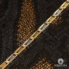 Collier en Or 10K | Collier Femme Gorgeous X3 Or 2 Tons