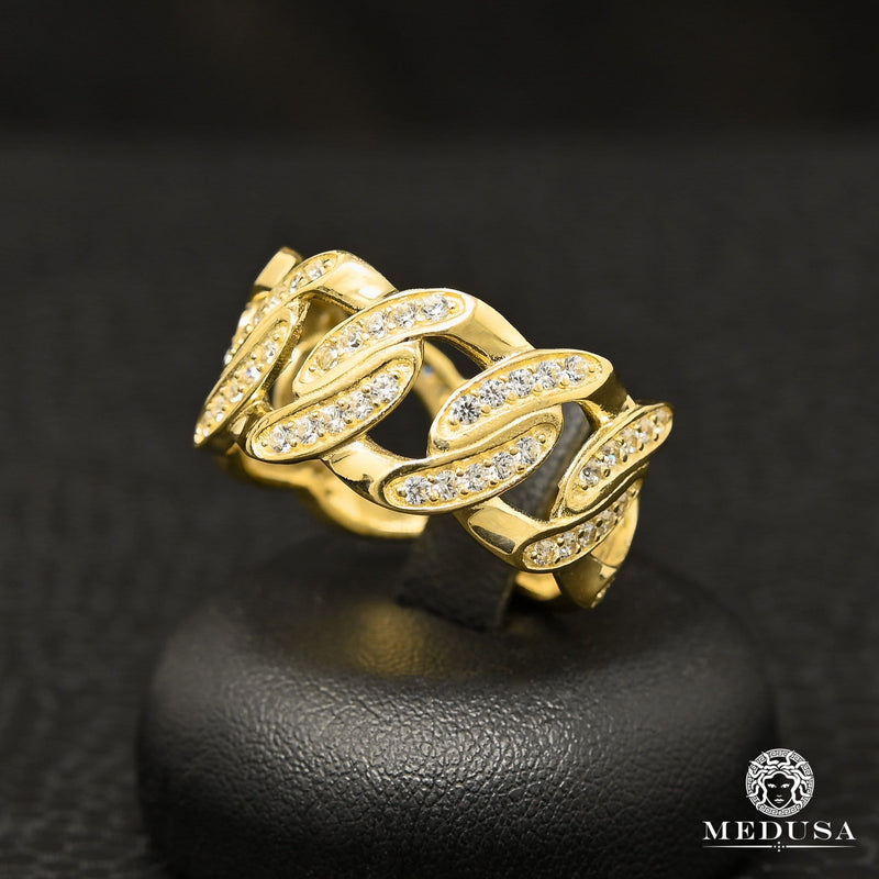 Bague en Or 10K | Bague Homme Havana H4 Or Jaune