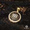 Pendentif en Or 10K | Médaillon Héra F15 20mm / Or Jaune