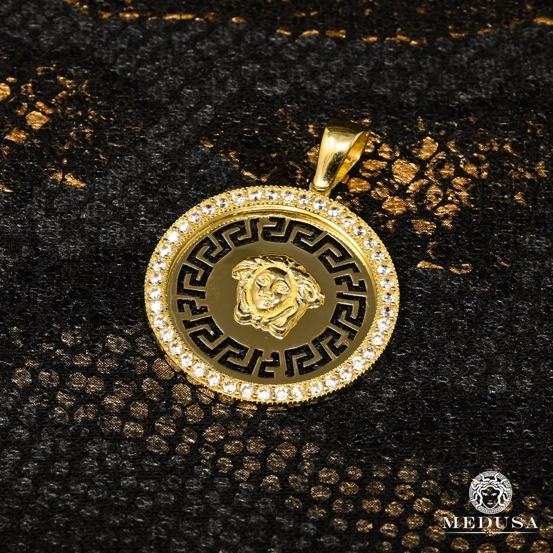 Pendentif en Or 10K | Médaillon Héra F16 21mm / Or Jaune