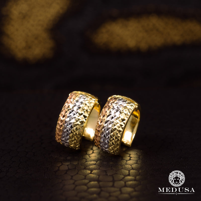 Huggies en Or 10K | Boucles d’Oreilles Huggies F12 Or 3 Tons