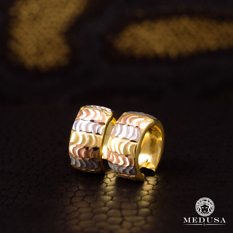 Huggies en Or 10K | Boucles d’Oreilles Huggies F13 Or 3 Tons