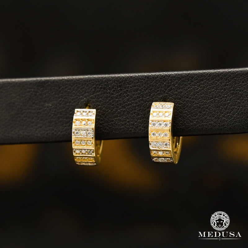 Huggies en Or 10K | Boucles d’Oreilles Huggies F31 Or Jaune