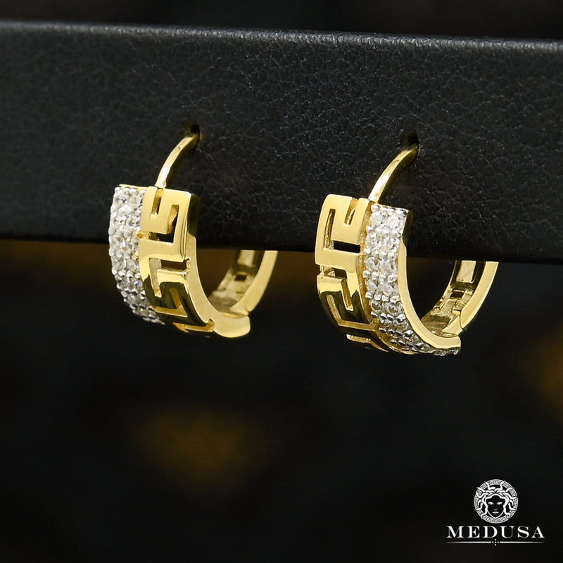 Huggies en Or 10K | Boucles d’Oreilles Huggies F37 Or 2 Tons