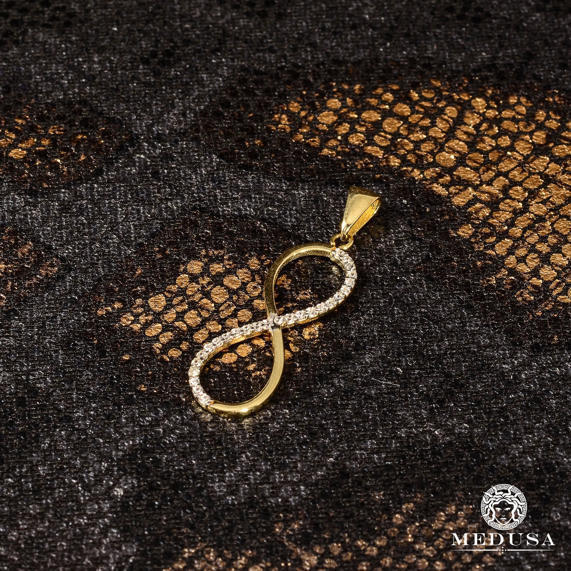 Breloque en Or 10K | Pendentif Breloque Infinity F1 1