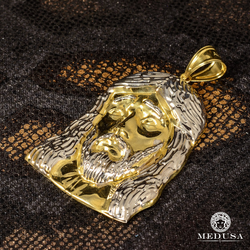 Pendentif en Or 10K | Pendentif Divers Jesus X4 56mm