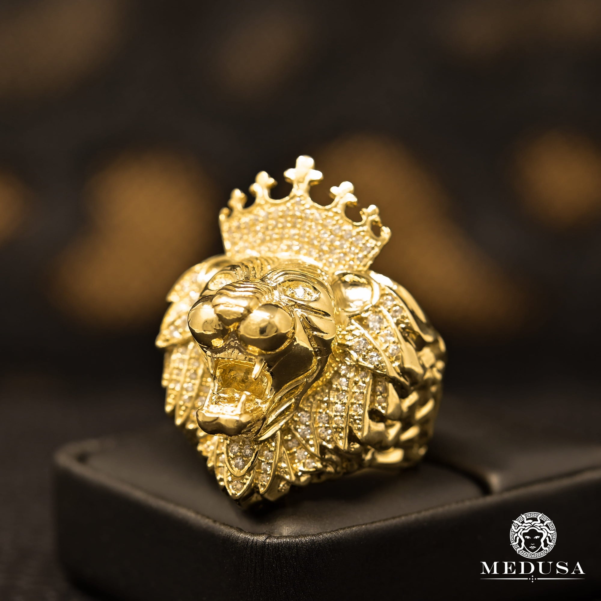 Bague en Or 10K | Bague Homme Legacy H4 Or Jaune