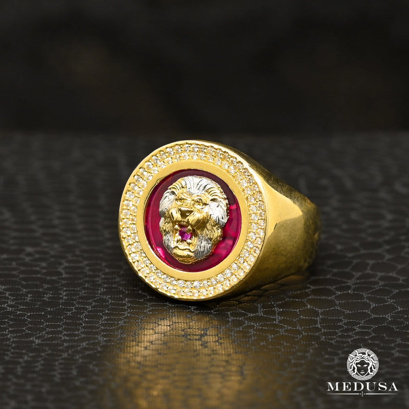 Bague en Or 10K | Bague Homme Legacy H6 Or 2 Tons