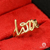 Bague en Or 14K | Bague Femme Love F10 Paloma’s Graffiti