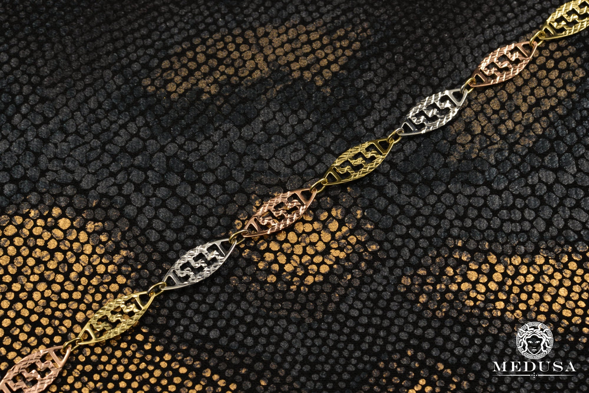 Collier en Or 10K | Collier Femme Lovely X5 Or 3 Tons