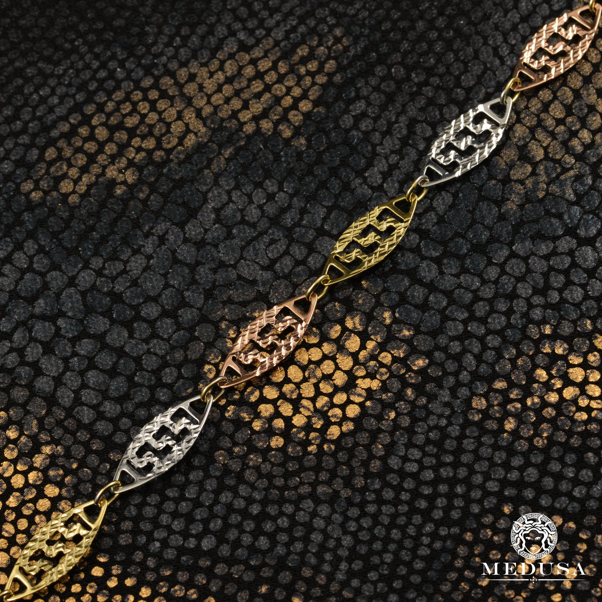 Collier en Or 10K | Collier Femme Lovely X5 Or 3 Tons