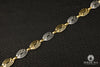 Bracelet en Or 10K | Bracelet Femme Ornate F4 Or 2 Tons