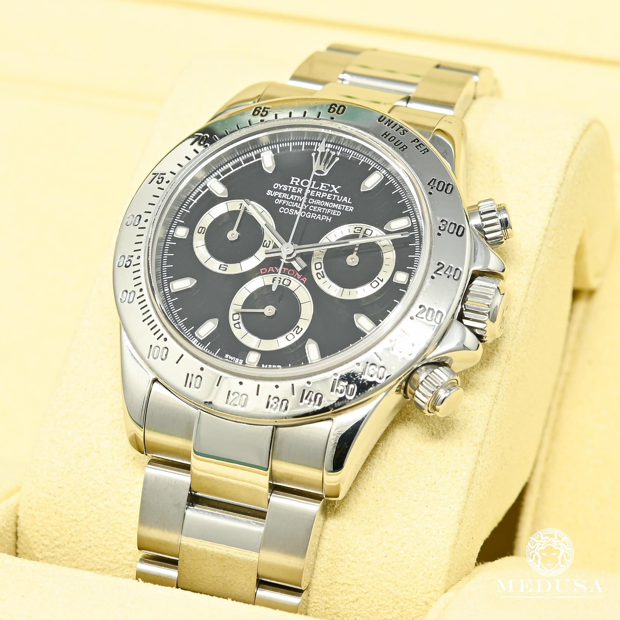 Montre Rolex | Montre Homme Rolex Cosmograph Daytona 40mm - Black Stainless