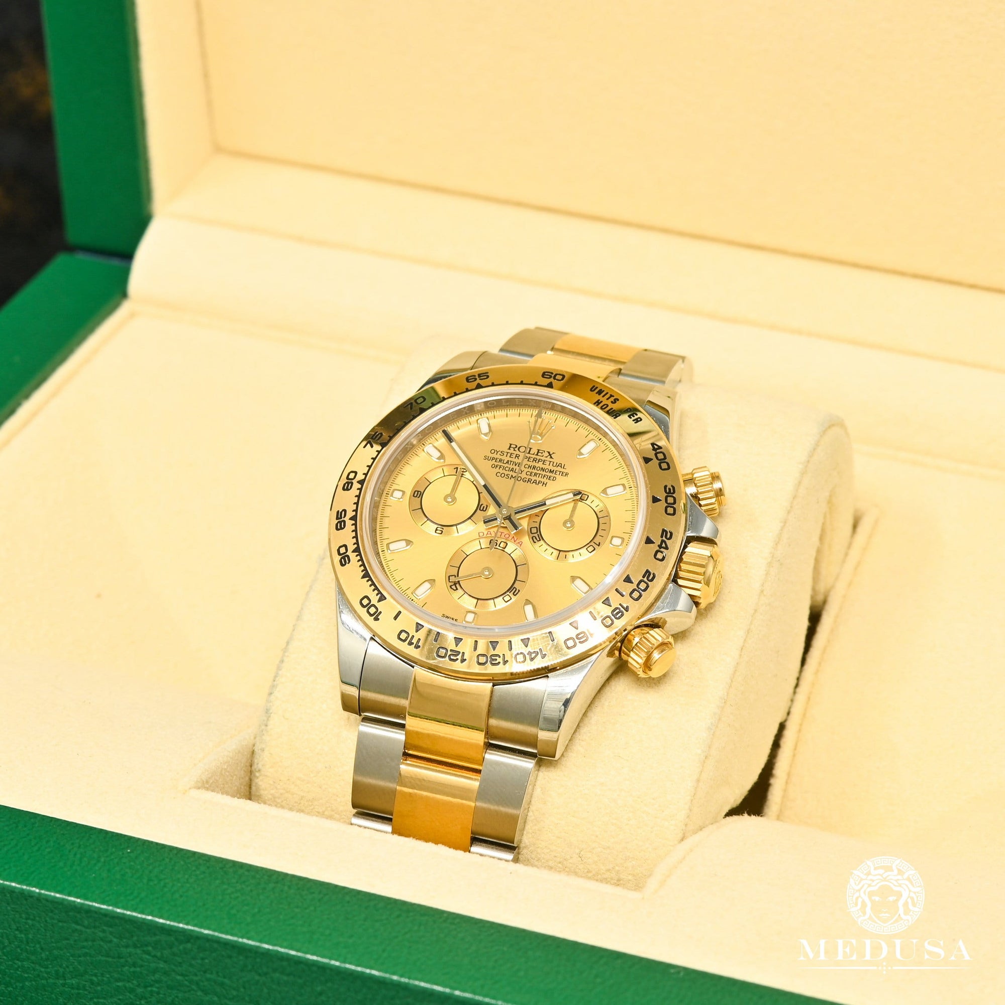 Montre Rolex | Montre Homme Rolex Cosmograph Daytona 40mm - Champagne 2 Tones Or 2 Tons