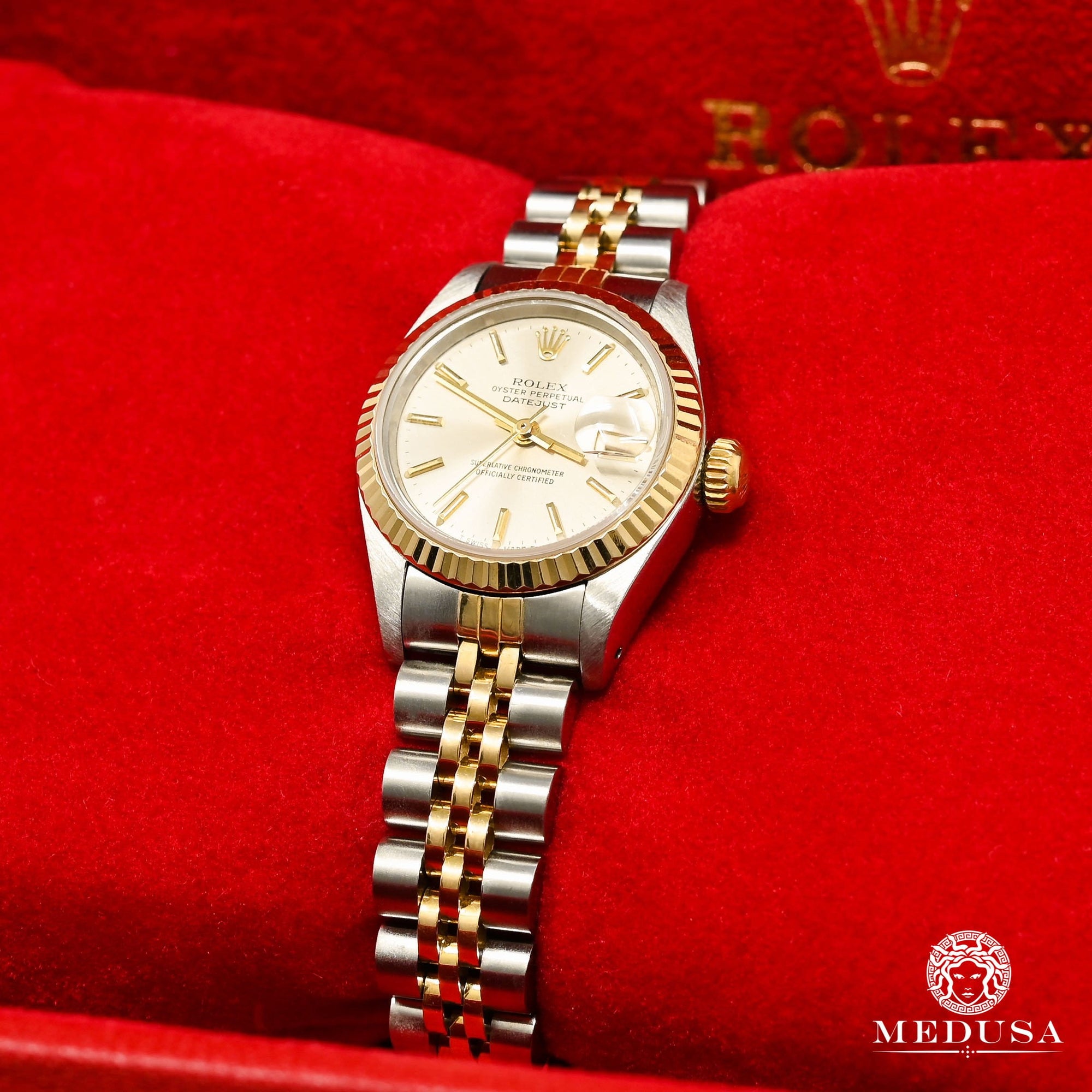 Montre Rolex | Montre Femme Rolex Datejust 26mm - Silver Or 2 Tons