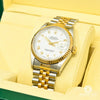 Montre Rolex | Montre Homme Rolex Datejust 36mm - Blanc Romain Or 2 Tons