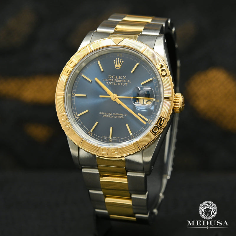 Montre Rolex | Montre Homme Rolex Datejust 36mm - Blue Thunderbird Or 2 Tons