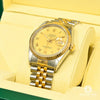 Montre Rolex | Montre Homme Rolex Datejust 36mm - Champagne Romain Or 2 Tons