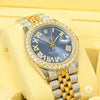 Montre Rolex | Montre Homme Rolex Datejust 36mm - Navy Iced Or 2 Tons