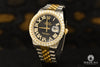 Montre Rolex | Montre Homme Rolex Datejust 36mm - Noir Chiffre Romain Or 2 Tons