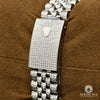 Montre Rolex | Montre Homme Rolex Datejust 36mm - Red Wine Iced Out Stainless