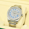 Montre Rolex | Montre Homme Rolex Datejust 41mm - Blue Romain Iced Stainless