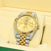 Montre Rolex | Montre Homme Rolex Datejust 41mm - Champagne Jubilee Fluted Iced Or 2 Tons