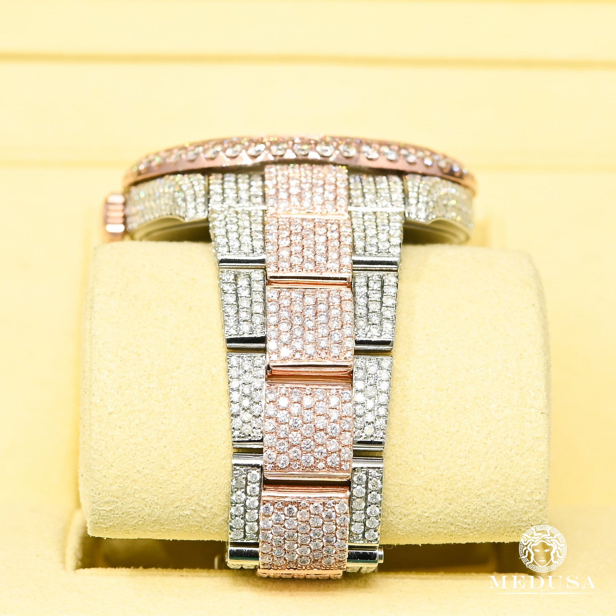 Montre Rolex | Montre Homme Rolex Datejust 41mm - Honeycomb Everose Or Rose 2 Tons