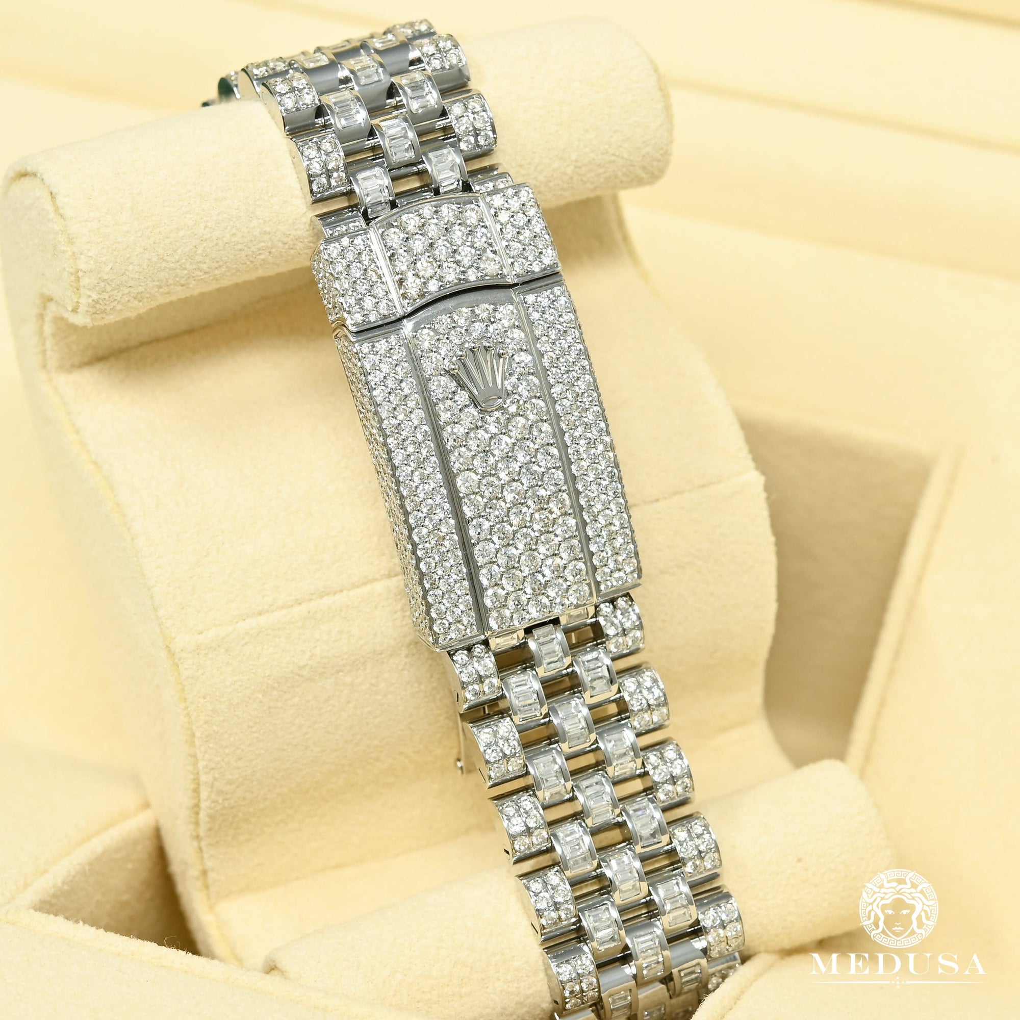 Montre Rolex | Montre Homme Rolex Datejust 41mm - Jubilee Full Honeycomb Rhodium Stainless