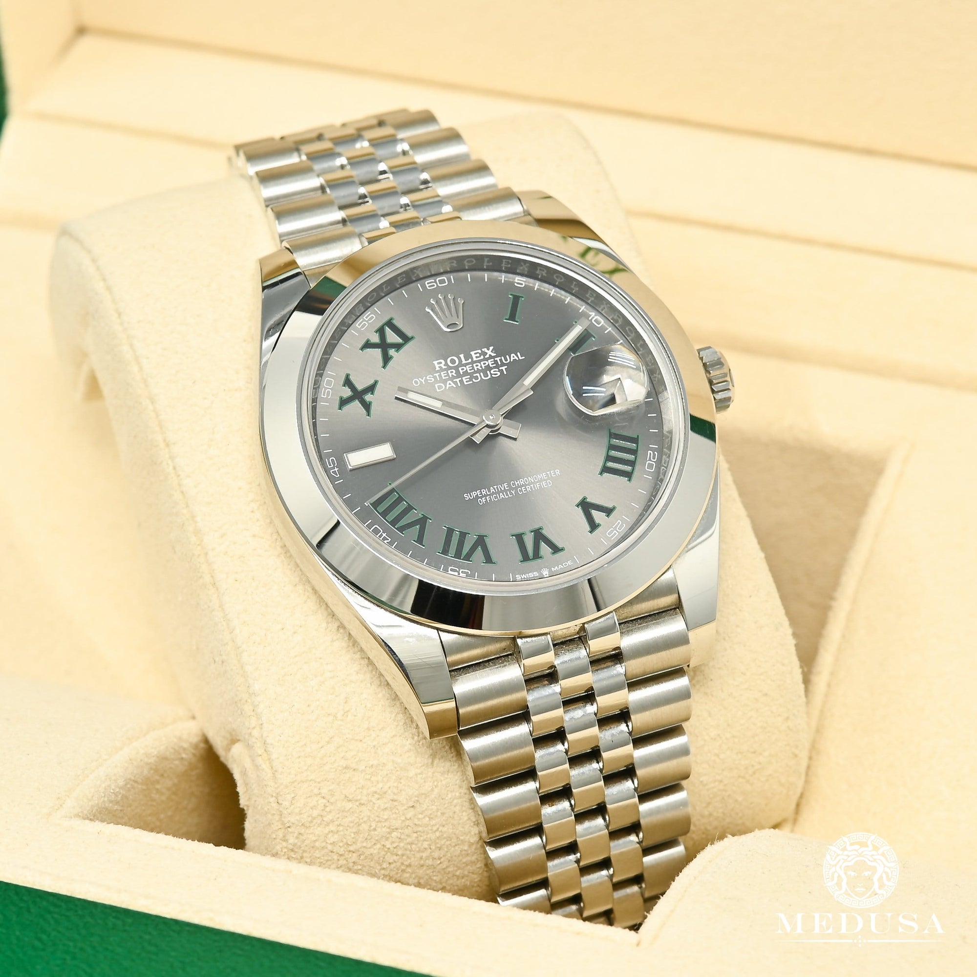 Montre Rolex | Montre Homme Rolex Datejust 41mm - Jubilee Wimbledon Stainless