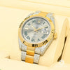 Montre Rolex | Montre Homme Rolex Datejust 41mm - Wimbledon Fluted Iced Or 2 Tons