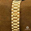 Montre Rolex | Montre Homme Rolex President Day-Date 36mm - Baguette Noir Small Bezel Baguette / Or Jaune