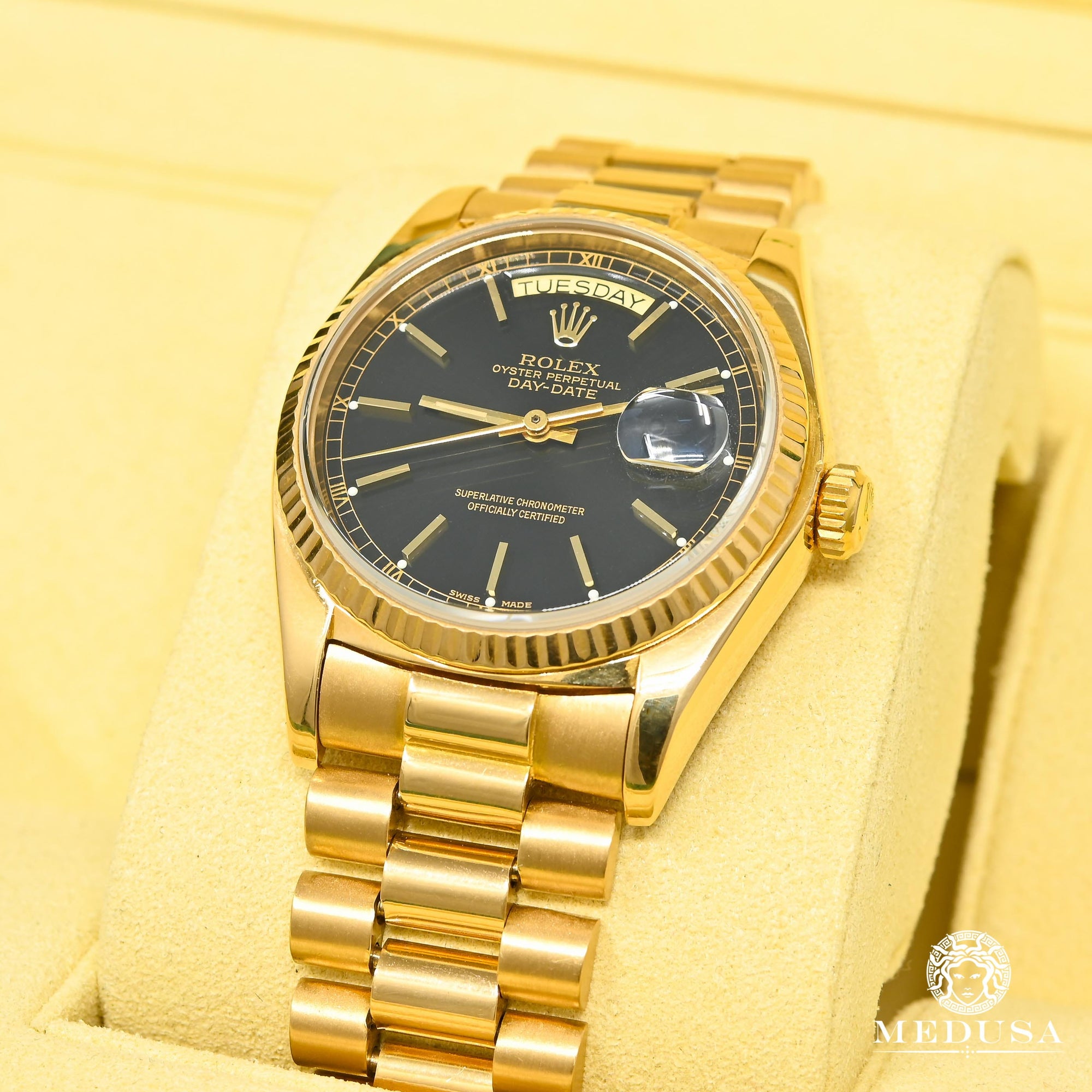 Montre Rolex | Montre Homme Rolex President Day-Date 36mm - Black Or Jaune