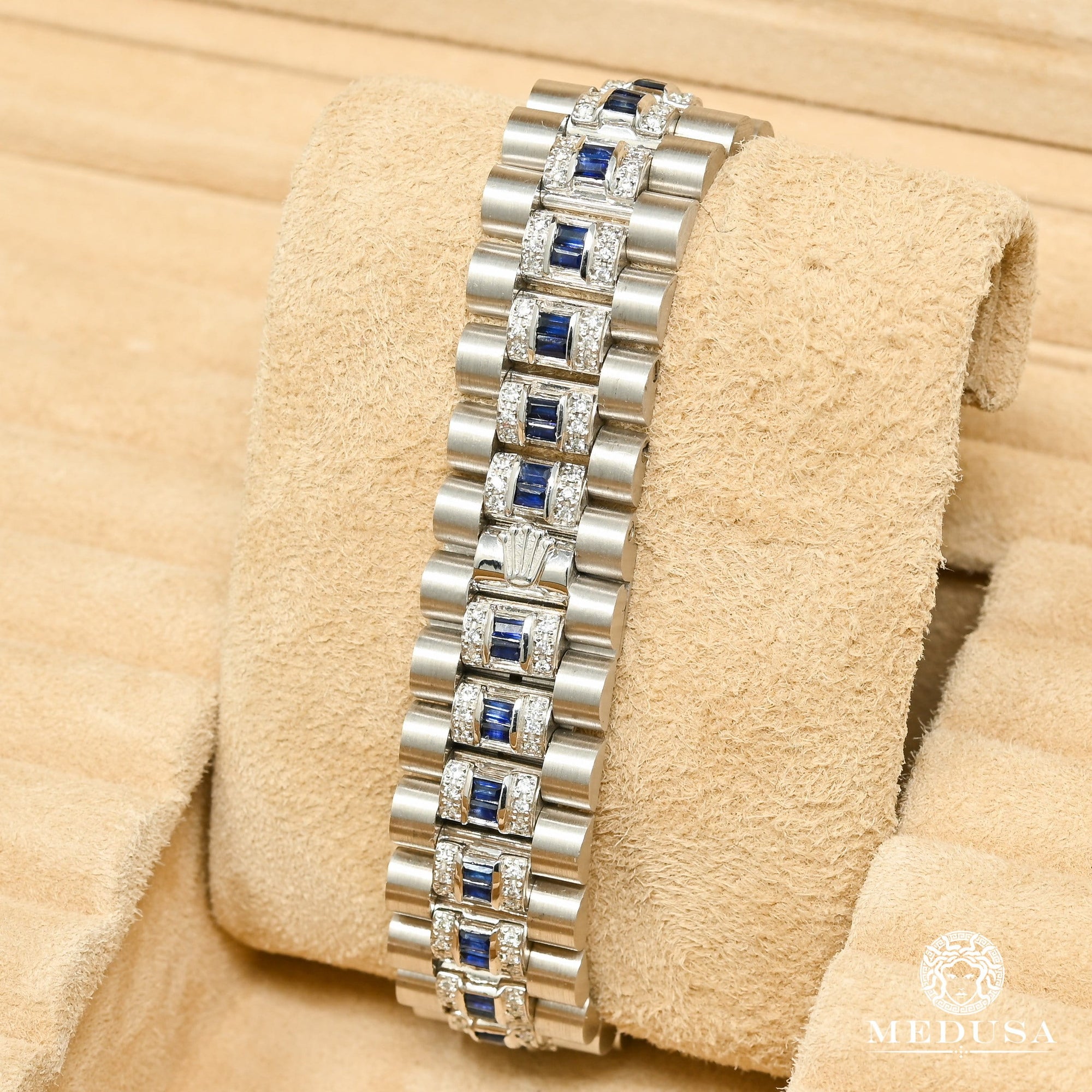 Montre Rolex | Montre Homme Rolex President Day-Date 36mm - Or Blanc &amp; Saphir Or Blanc