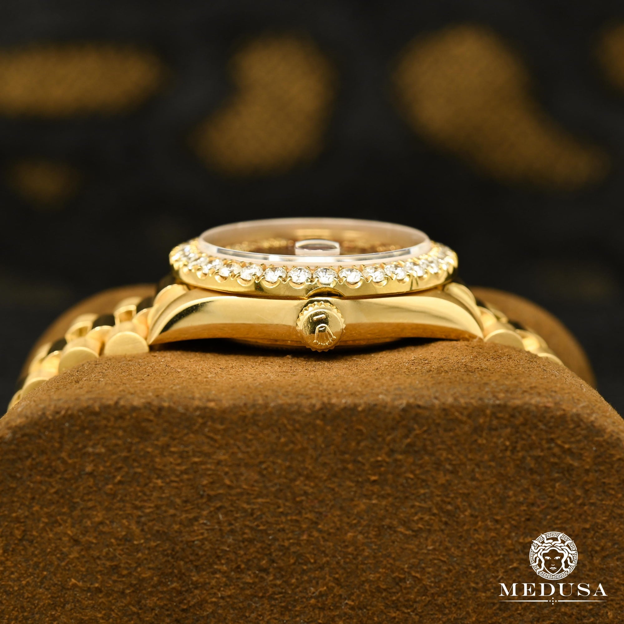 Montre Rolex | Montre Homme Rolex President Day-Date 36mm - Romain Rouge Romain / Or Jaune