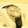 Montre Rolex | Montre Homme Rolex President Day-Date 36mm - Vintage Leather Or Jaune
