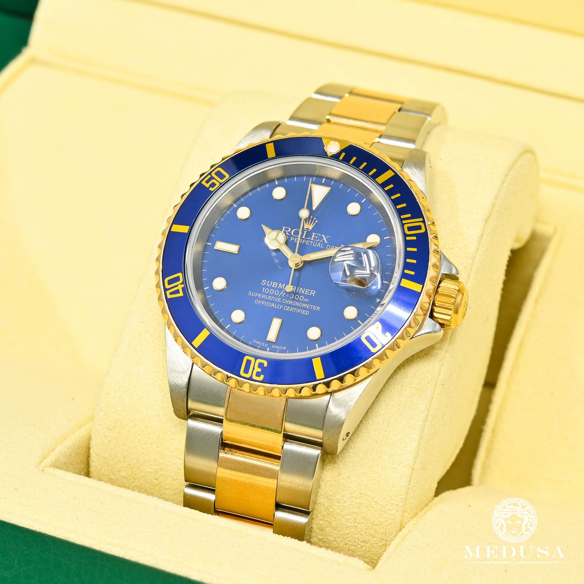 Montre Rolex | Montre Homme Rolex Submariner 40mm - 2 Tons Bleu Or 2 Tons