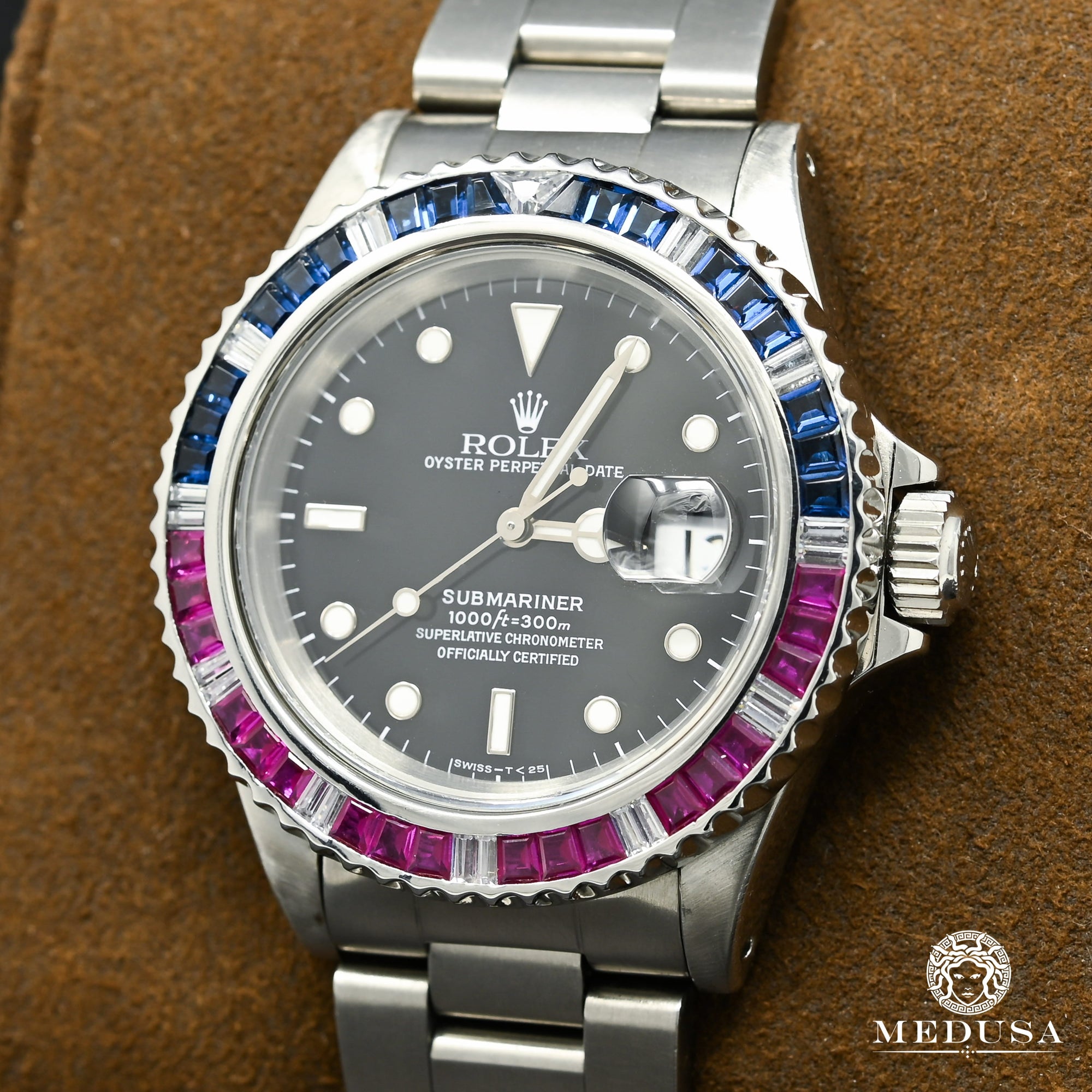 Montre Rolex | Montre Homme Rolex Submariner 40mm - Pepsi Saphir &amp; Ruby Stainless