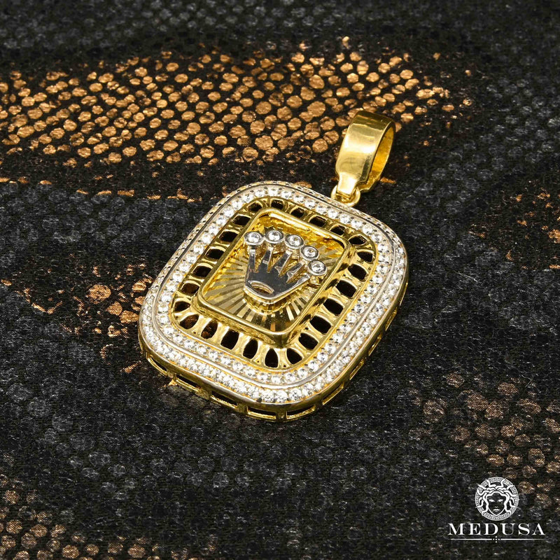 Pendentif en Or 10K | Pendentif Divers Rolly X6 Or 2 Tons